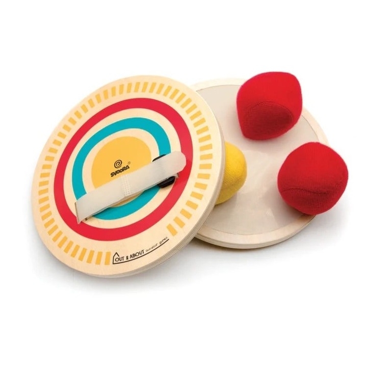 Joc interactiv de prindere, Svoora, lemn, multicolor