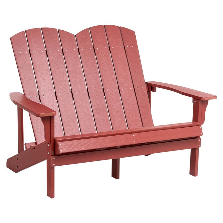 Kerti pad Adirondack 125 cm Piros