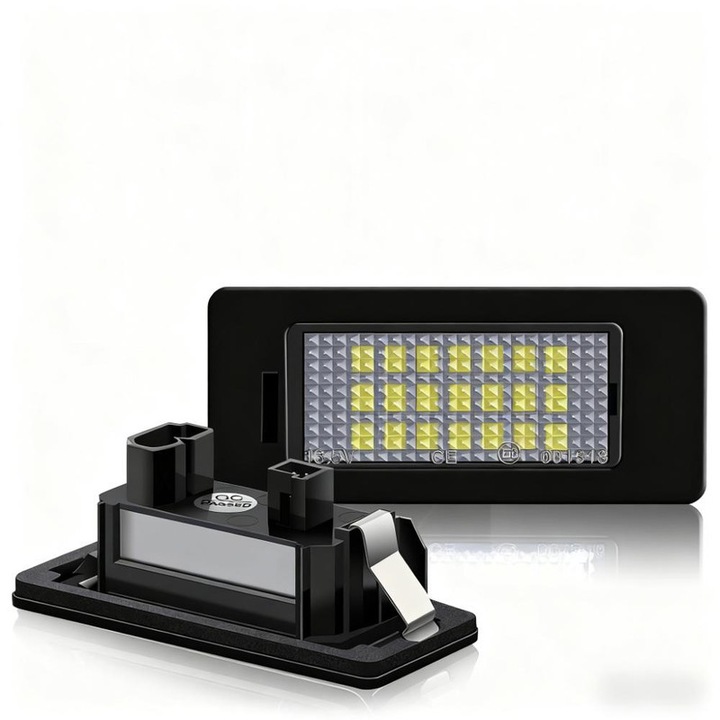 Приятна светлина за регистрационен номер Erato за E39 E46 E60 E61 E90 E91 E92 F10 F25, пакет от 2 броя