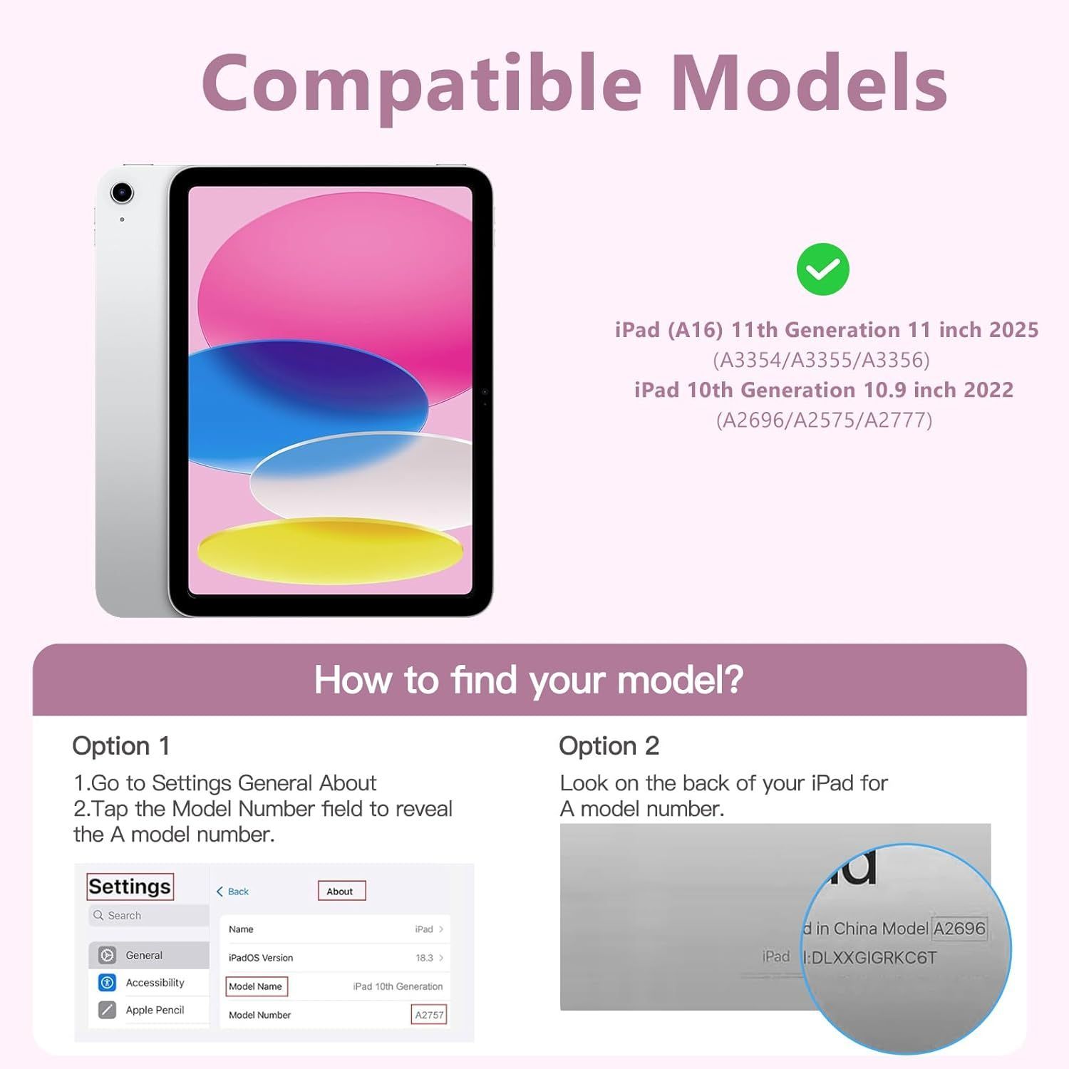 Husa 360 Smart Cover compatibila cu Apple iPad Pro 11 2024/2025 M4, M5, Spate detasabil, Pencil Slot Rebound, Wake-Sleep, Camera Protection, Roz/Transparent