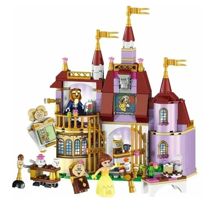 Конструктор Замъкът на Бел, Красавицата и Звяра, 383части, 6-12 г