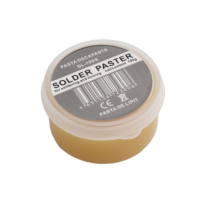 Pasta decapantă pentru fludor, 100g, curățare eficientă, pentru pistol de lipit