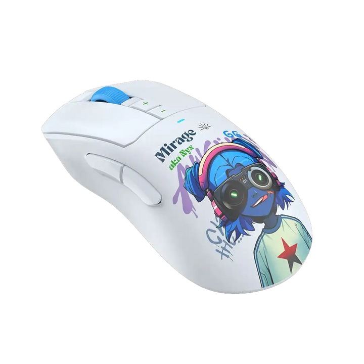 Mouse A4Tech, gaming, Bloody WaveLink Full Speed Dual Mode Wireless USB Type-C/Charging Dock /Nyx Mirage