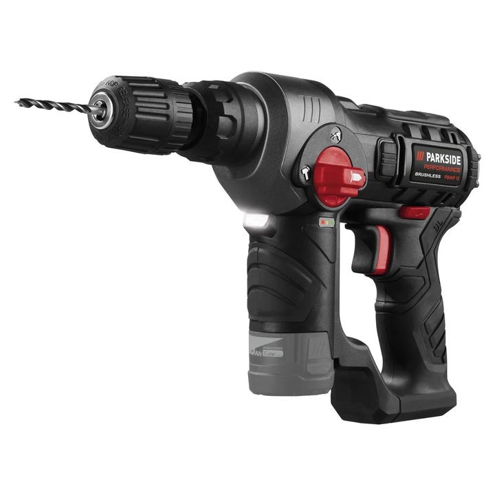 Perforator cu acumulator fără perii PARKSIDE Performance PBHAP 12 A1, fără baterie și încărcător