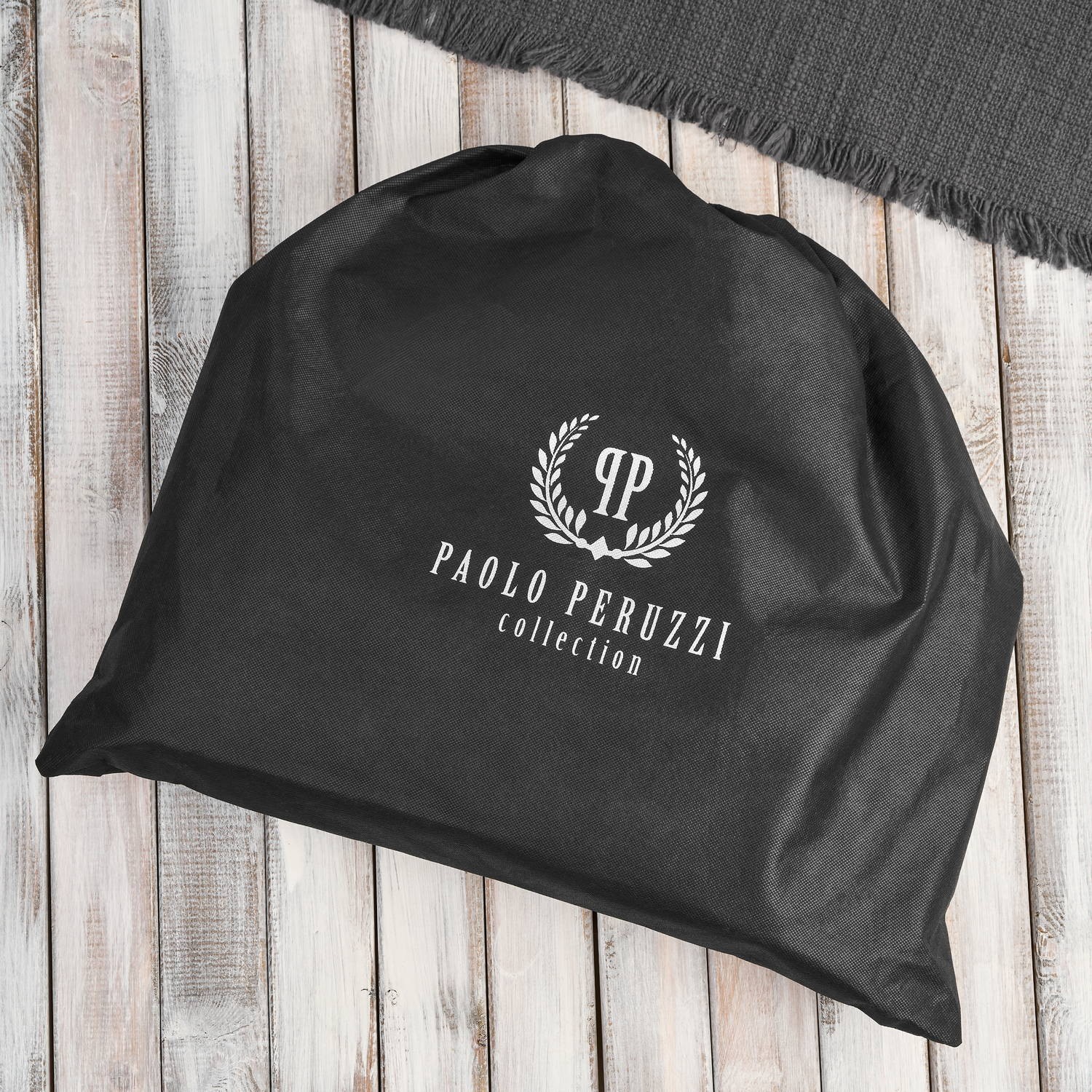 Rucsac pentru laptop din piele Vintage pentru barbati Urban Black Paolo Peruzzi Im-07-Bl