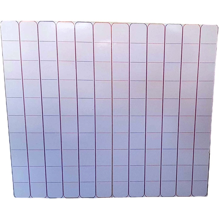 Магнитен планер NumLit, цветен на квадратчета, 310x480мм, за метална повърхност, за употреба на закрито