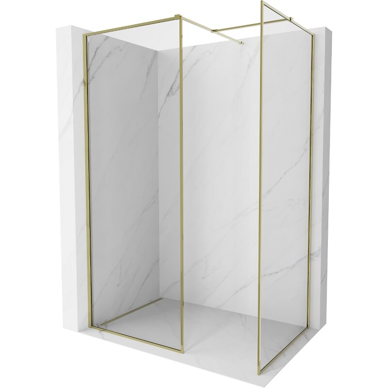 Mexen Kioto-F panou de dus Walk-in cu rama 85 x 70 cm, transparent