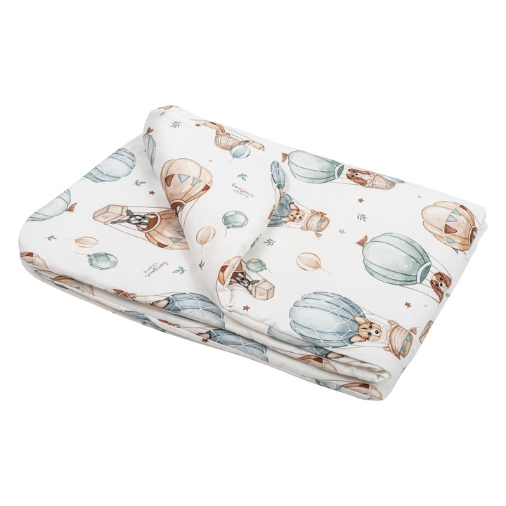 Bonjour Cherie babatakaró, 65x75 cm, pamut, antiallergén, többszínű