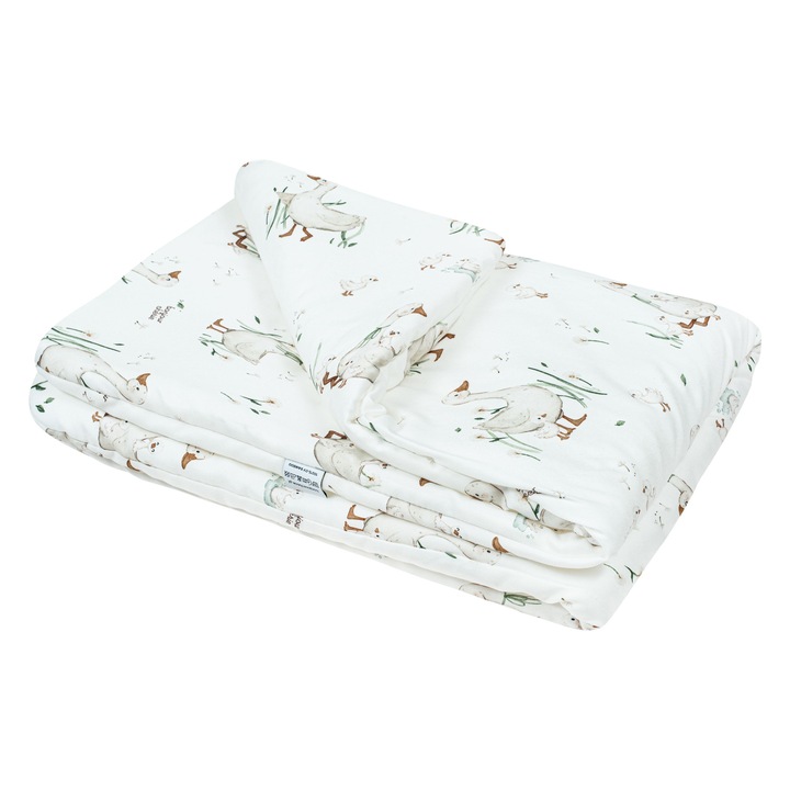 Bambusz takaró babáknak, Bonjour Cherie, 65x75 cm, antiallergén, többszínű