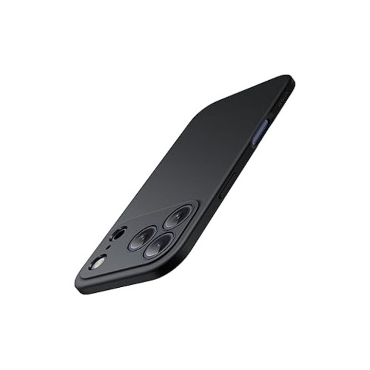 BestCase® Husa pentru Apple iPhone 17 Pro Max din Silicon Ultra Slim, Negru mat