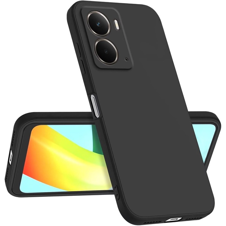 BestCase® Калъф за Realme P3 от ултра тънък силикон, черен мат