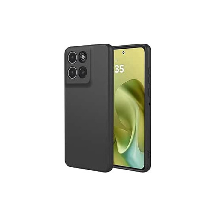 BestCase® Husa pentru Motorola Moto G86 din Silicon Ultra Slim, Negru mat