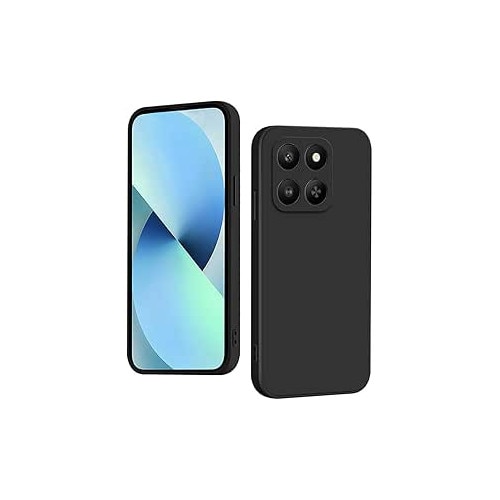 BestCase® Husa pentru Honor X7d / Honor 400 Smart din Silicon Ultra Slim, Negru mat