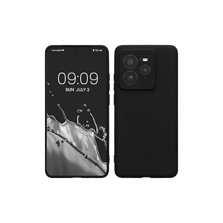 BestCase® Husa pentru Realme GT 7 Pro din Silicon Ultra Slim, Negru mat
