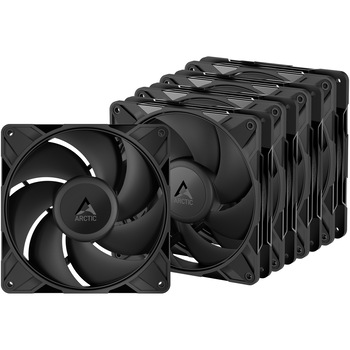 Ventilator PC Arctic P14 Pro PST, kit 5 ventilatoare 140 mm PWM, 400 - 2500 rpm, Negru