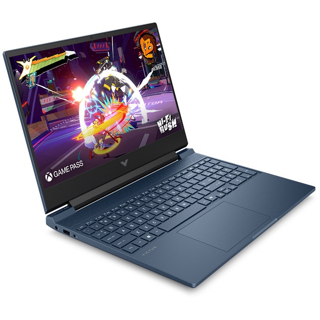 Laptop Gaming HP VICTUS 15-fb3029nn cu procesor AMD Ryzen™ 5 7535HS pana la 4.55GHz, 15.6", Full HD, IPS, 144Hz, 12GB DDR5 RAM, 1TB SSD, NVIDIA® GeForce RTX™ 4050 6GB GDDR6, Free DOS, Performance Blue