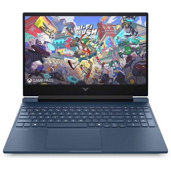 Laptop Gaming HP VICTUS 15-fb3029nn cu procesor AMD Ryzen™ 5 7535HS pana la 4.55GHz, 15.6", Full HD, IPS, 144Hz, 12GB DDR5 RAM, 1TB SSD, NVIDIA® GeForce RTX™ 4050 6GB GDDR6, Free DOS, Performance Blue