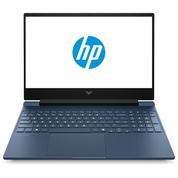 Лаптоп Gaming HP VICTUS 15-fb3038nn, AMD Ryzen™ Ryzen AI 5 340 до 4.8GHz, 15.6", Full HD, 24GB DDR5 RAM, 1TB SSD, NVIDIA® GeForce RTX™ 5050 8GB GDDR7, Free DOS, Performance Blue