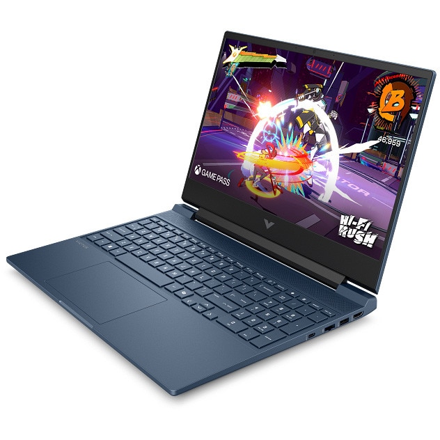 Laptop Gaming HP VICTUS 15-fb3029nn cu procesor AMD Ryzen™ 5 7535HS pana la 4.55GHz, 15.6", Full HD, IPS, 144Hz, 12GB DDR5 RAM, 1TB SSD, NVIDIA® GeForce RTX™ 4050 6GB GDDR6, Free DOS, Performance Blue