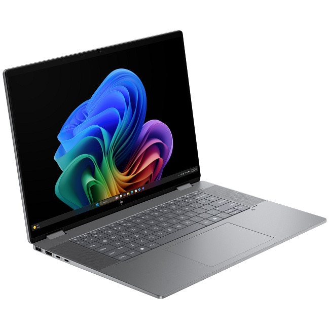 Laptop HP OmniBook X Flip 16-ar0016nn cu procesor AMD Ryzen™ AI 7 350 pana la 5.0GHz, 16.0" TOUCH, 2K, 24GB DDR5 RAM, 1TB SSD, AMD Radeon™ 860M Graphics, Windows 11 Home, Meteor Silver