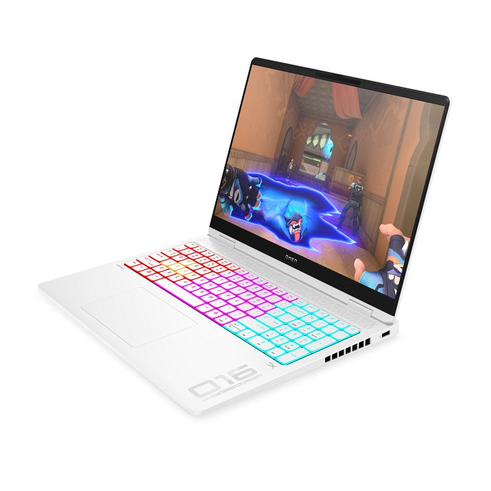 Laptop Gaming HP Omen 16-ah0020nn cu procesor Intel® Core™ Ultra 7 - 255HX pana la 5.2GHz, 16.0", 2K, 32GB DDR5 RAM, 1TB SSD, NVIDIA® GeForce RTX™ 5070 8GB GDDR7, Free DOS, Ceramic White