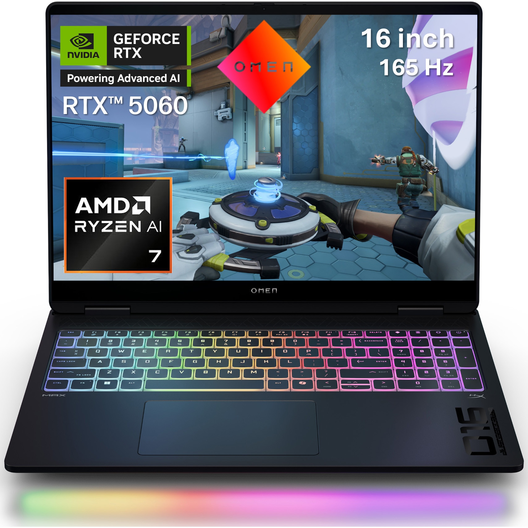 Laptop Gaming HP Omen 16-ak0084nn cu procesor AMD Ryzen™ AI 7 350
