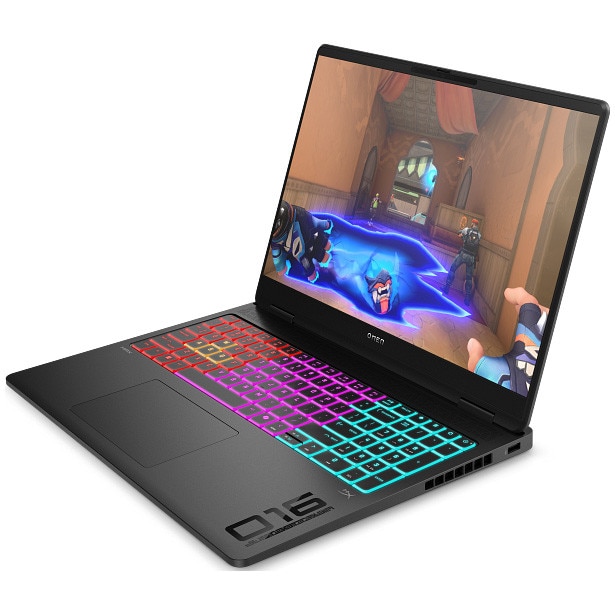 Laptop Gaming HP Omen 16-ak0019nn cu procesor AMD Ryzen™ AI 7 350 pana la 5.0GHz, 16.0", 2K, 16GB DDR5 RAM, 1TB SSD, NVIDIA® GeForce RTX™ 5070 8GB GDDR7, Free DOS, Shadow Black