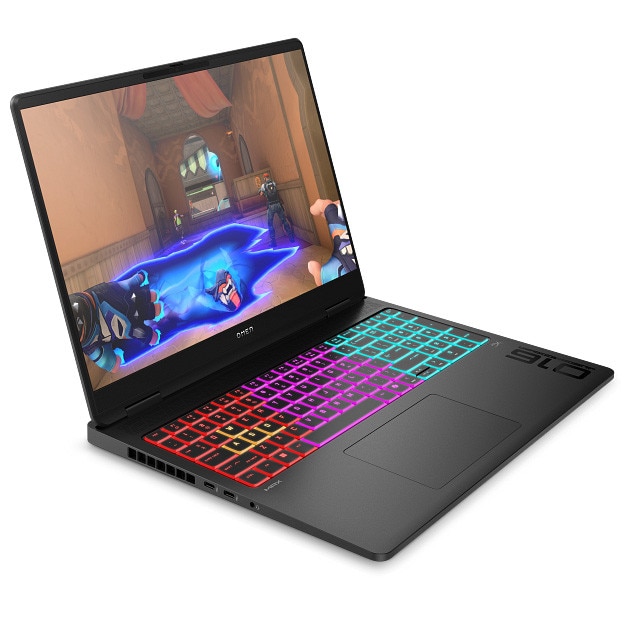 Laptop Gaming HP Omen 16-ak0019nn cu procesor AMD Ryzen™ AI 7 350 pana la 5.0GHz, 16.0", 2K, 16GB DDR5 RAM, 1TB SSD, NVIDIA® GeForce RTX™ 5070 8GB GDDR7, Free DOS, Shadow Black