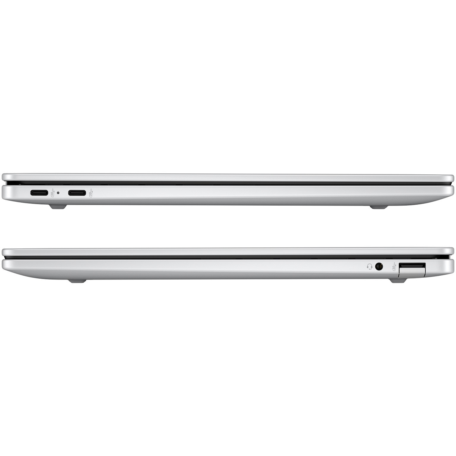 Laptop HP OmniBook 5 NG AI Quadro 25C2, cu procesor Snapdragon X X1-26-100 pana la 2.97 Ghz, 14" WUXGA OLED, 32 GB DDR5, 1TB SSD, Qualcomm® Adreno™ GPU, Windows 11 Home, Glacier Silver