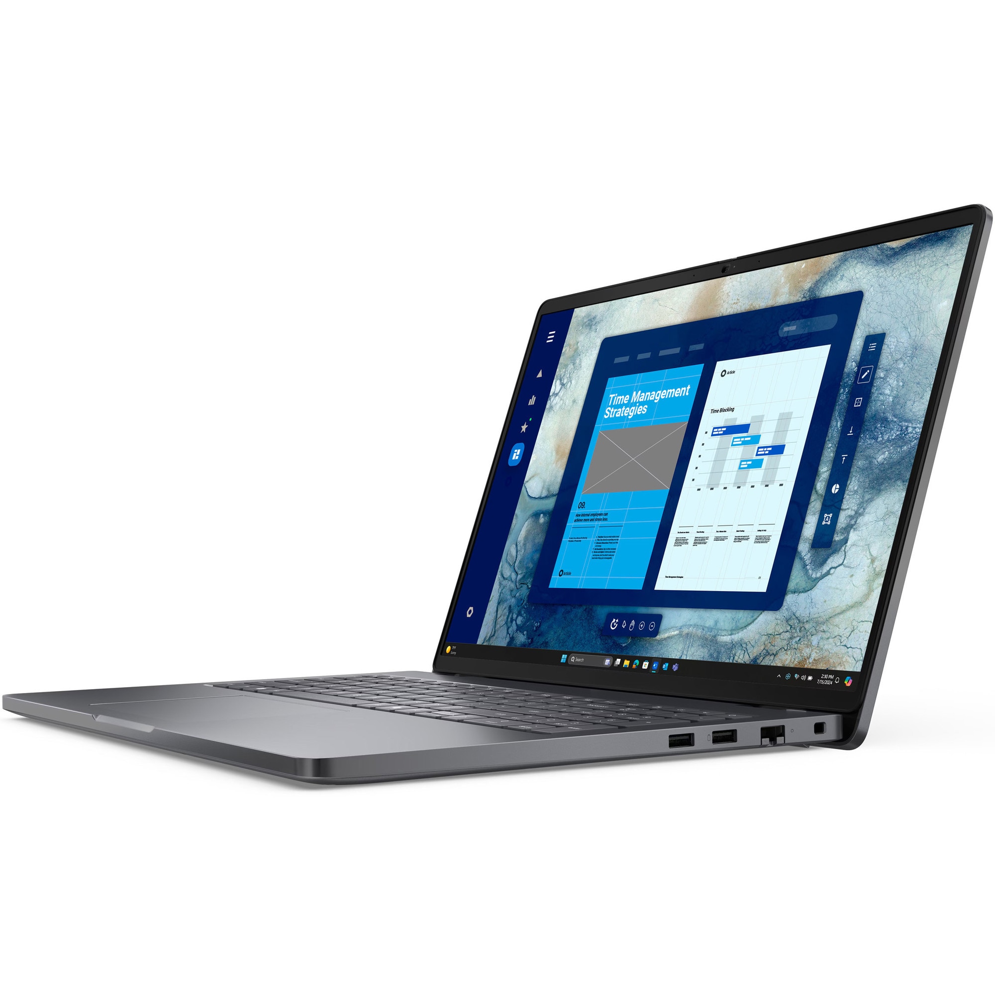 Laptop Dell Pro 16 PC16250, 16 inch 1920 x 1200, Intel 220U 10 C / 12 T, 1.4 GHz - 5.0 GHz, 12 MB cache, 16 GB DDR5, 512 GB SSD, Intel Graphics, Windows 11 Pro