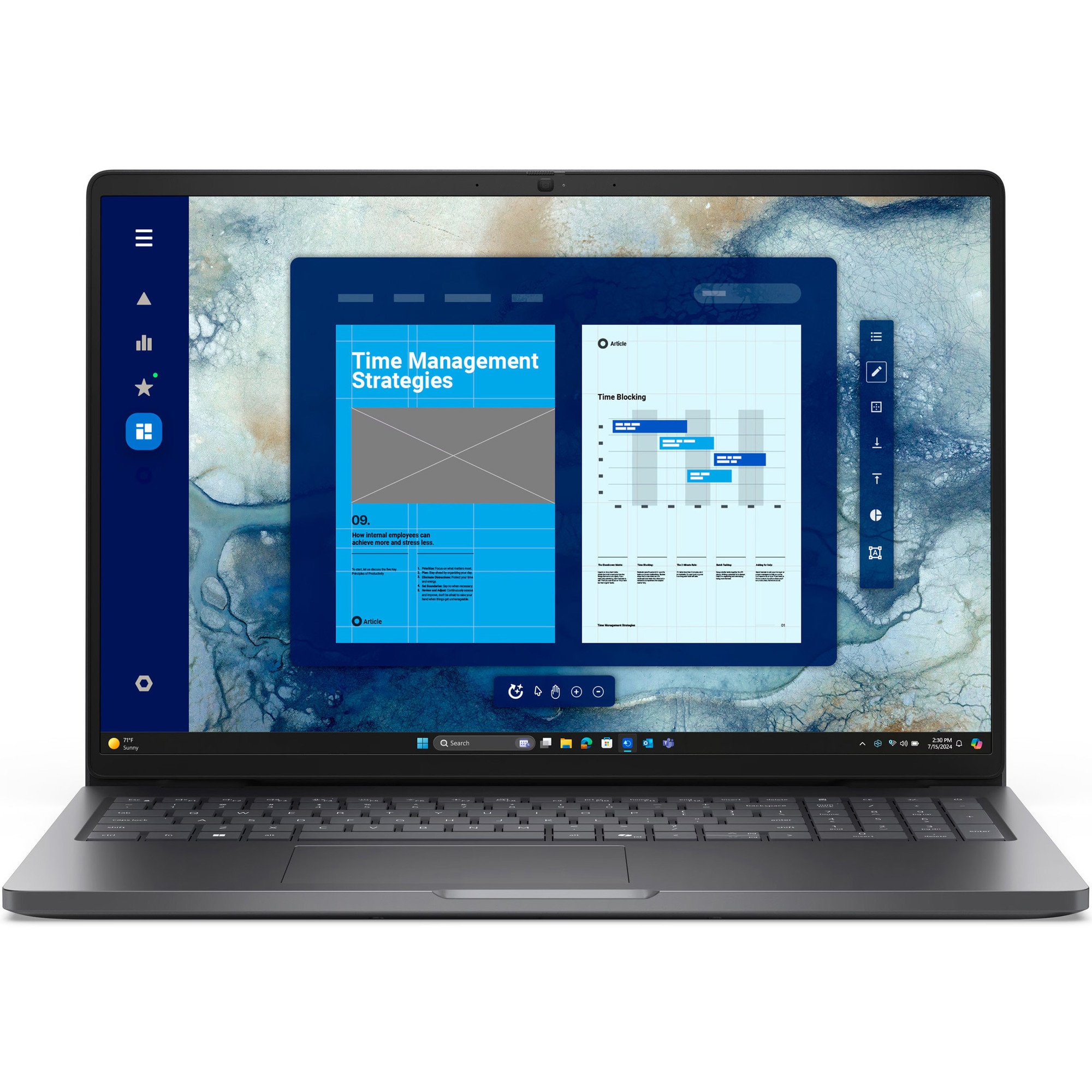 Laptop Dell Pro 16 PC16250, 16 inch 1920 x 1200, Intel 220U 10 C / 12 T, 1.4 GHz - 5.0 GHz, 12 MB cache, 16 GB DDR5, 512 GB SSD, Intel Graphics, Windows 11 Pro
