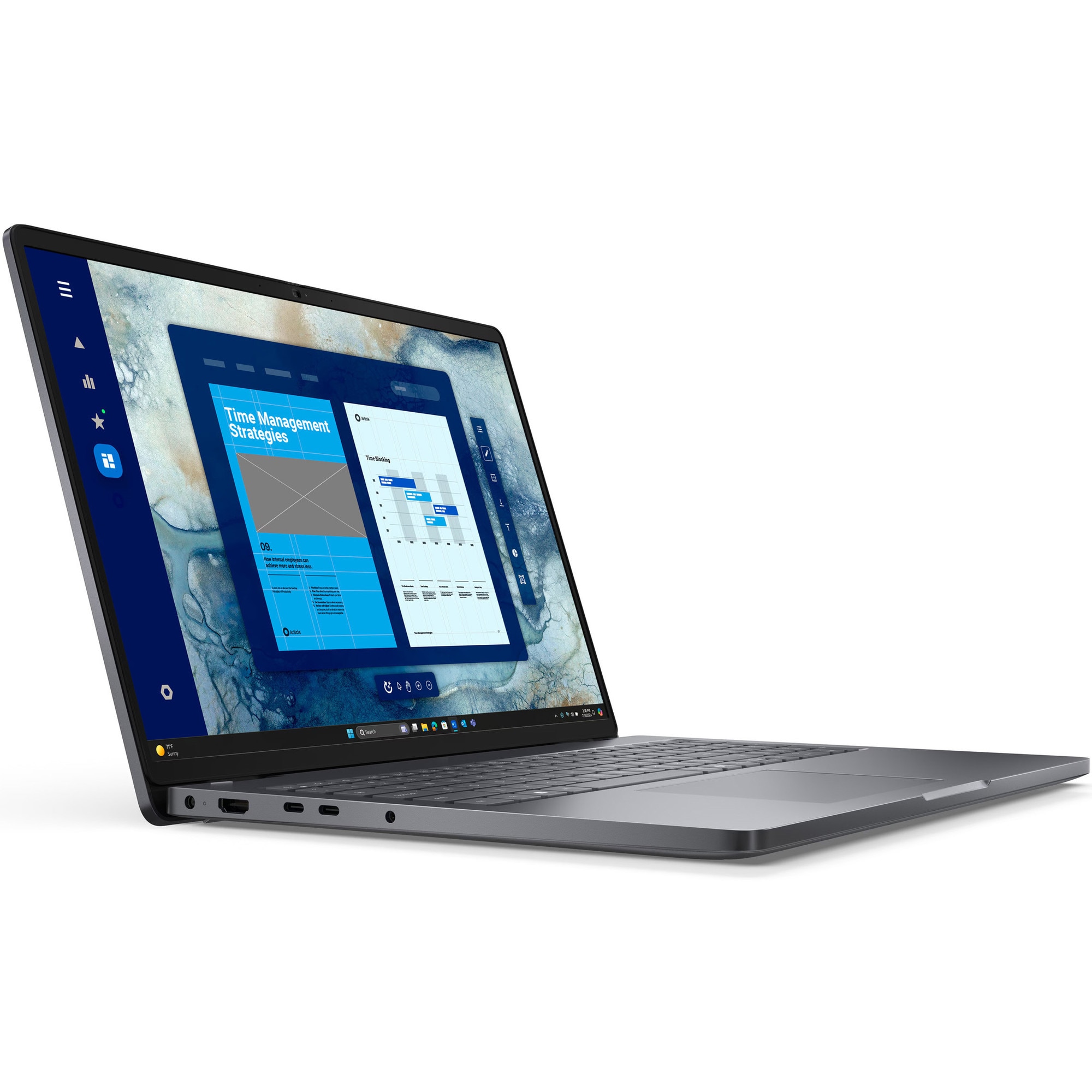 Laptop Dell Pro 16 PC16250, 16 inch 1920 x 1200, Intel 220U 10 C / 12 T, 1.4 GHz - 5.0 GHz, 12 MB cache, 16 GB DDR5, 512 GB SSD, Intel Graphics, Windows 11 Pro