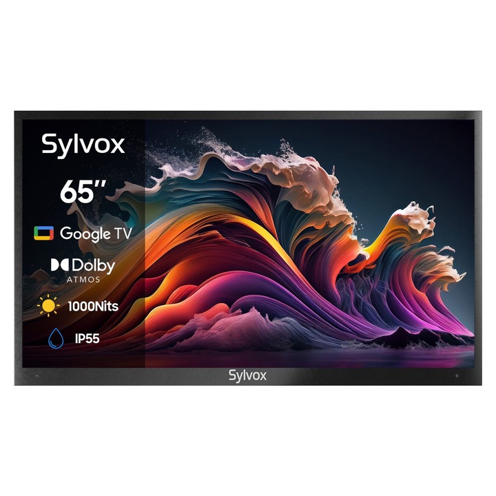 Televizor pentru exterior Smart Sylvox Deck pro 2.0 QLED 165 cm