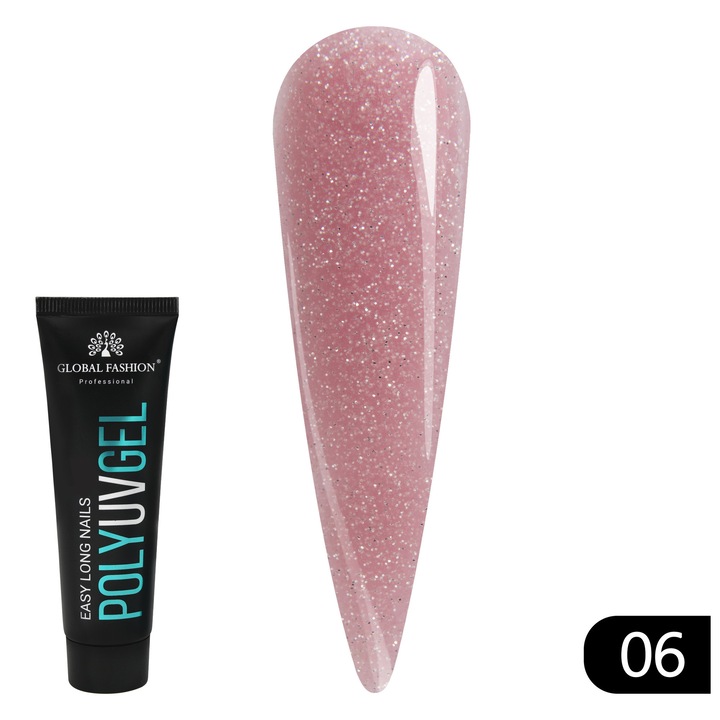 Polygel csillámos Global Fashion 30 g 06