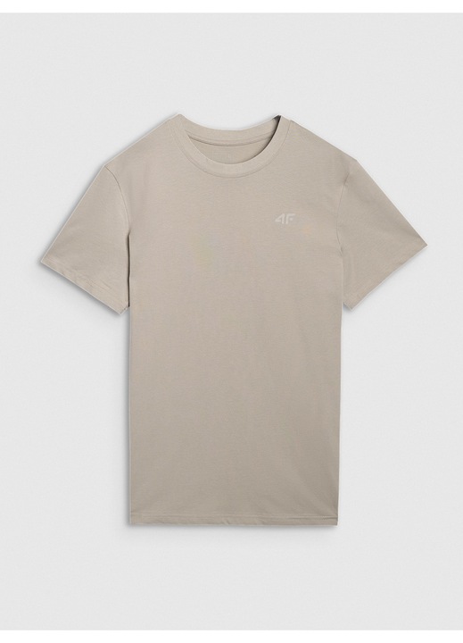 Férfi póló 4F, pamut, világosszürke, 2XL