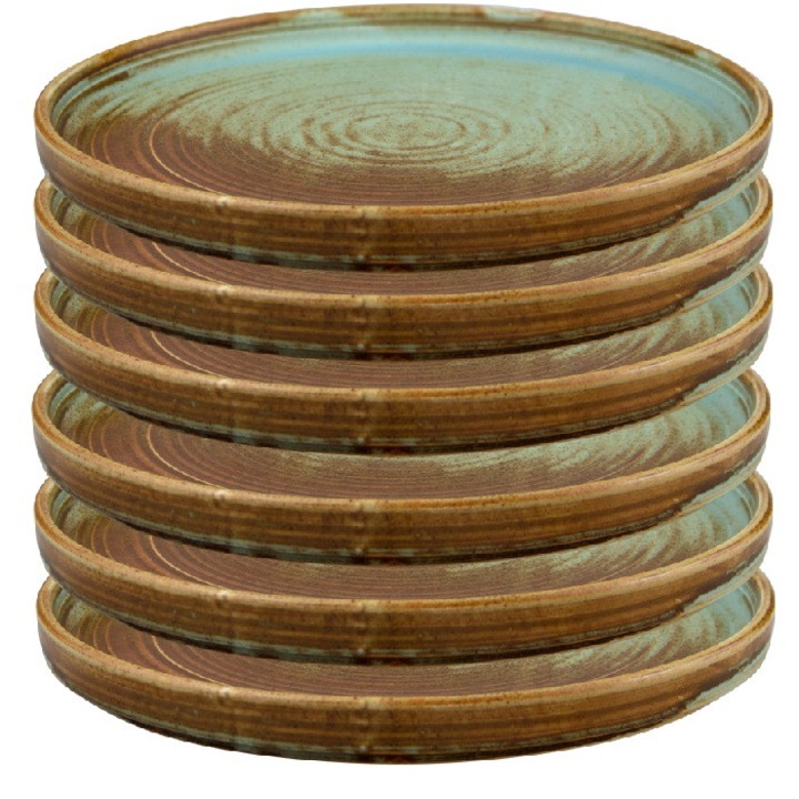 Set 6 farfurii portelan RIVER Culinaro, 25cm