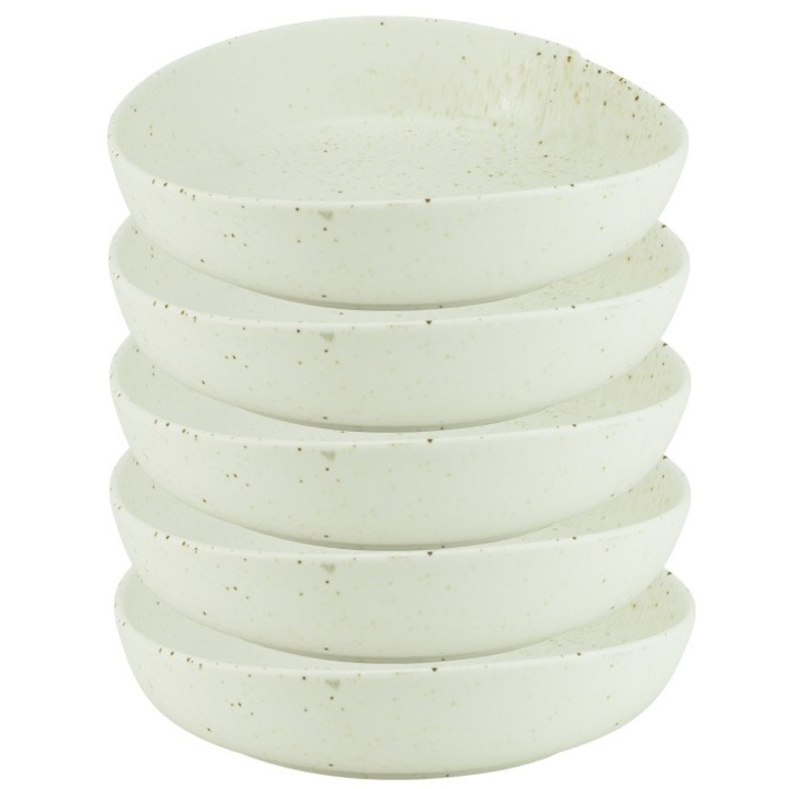 6 darabos mélytányérkészlet, porcelán Hazel 27x5.7cm