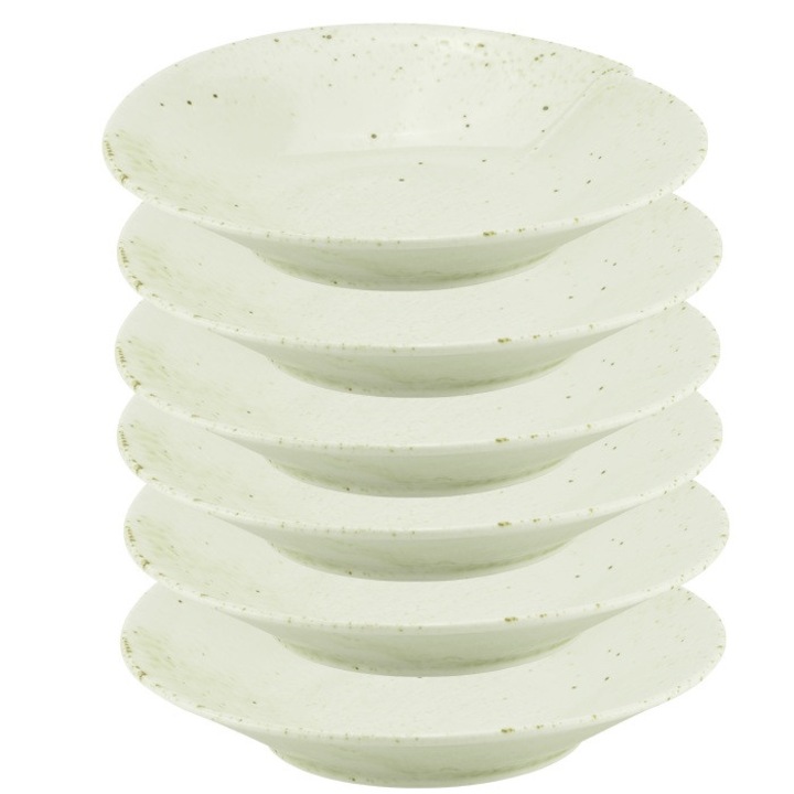 6 darabos Hazel porcelántányér készlet 28xh5, 5cm