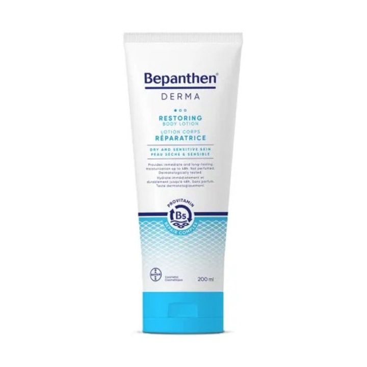 Lotiune reparatoare pentru corp Bepanthen Derma, 200 ml, Bayer