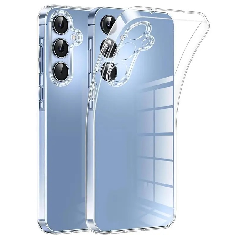 Husa pentru Samsung Galaxy S25 FE DaDen, silicon transparent Premium, Ultra Slim, Flexibila, Transparenta