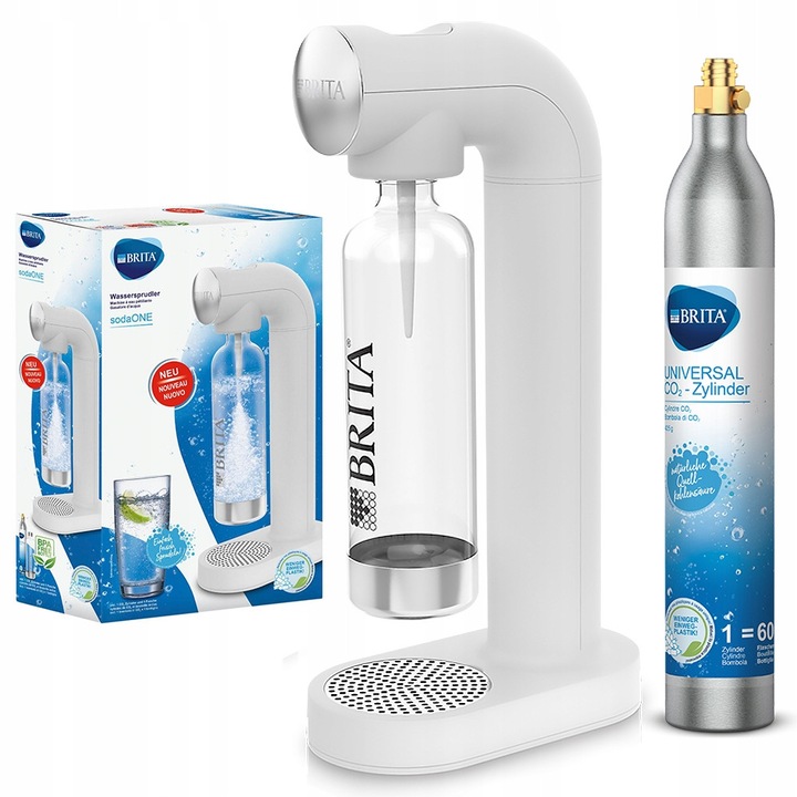 Aparat apa carbogazoasa, Brita SodaOne in alb