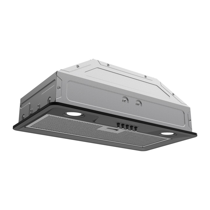 Beépíthető páraelszívó Vivax CHO-60BI100T B, 52,5 cm, 100 W, 1 motor, 3 sebességfokozat, alumínium szűrő, LED világítás, Fekete