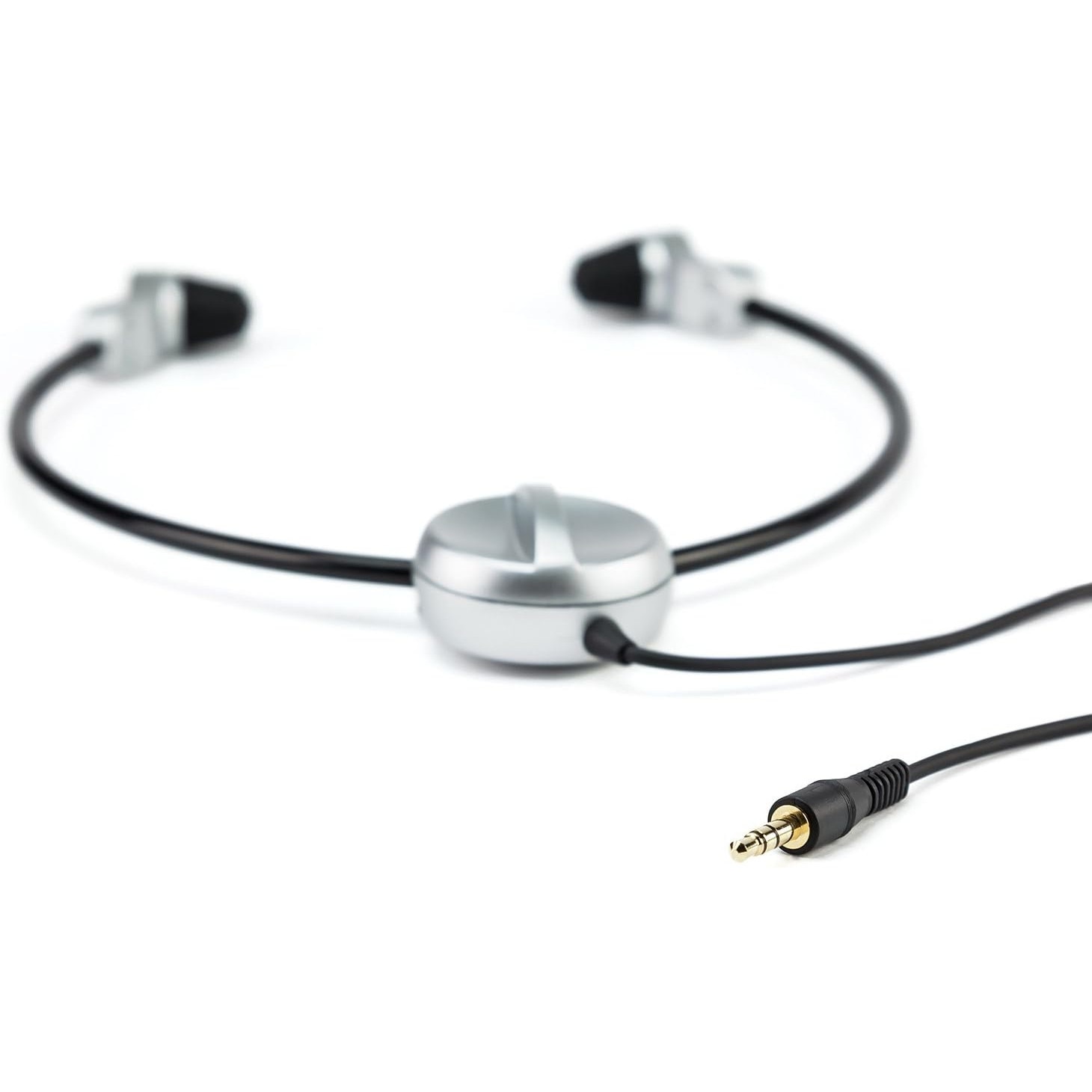 Grundig Business Systems Digta Swingphone 568 Jack (PCC5682) Casti cu banda sub barbie si mufa jack, Negru / Argintiu