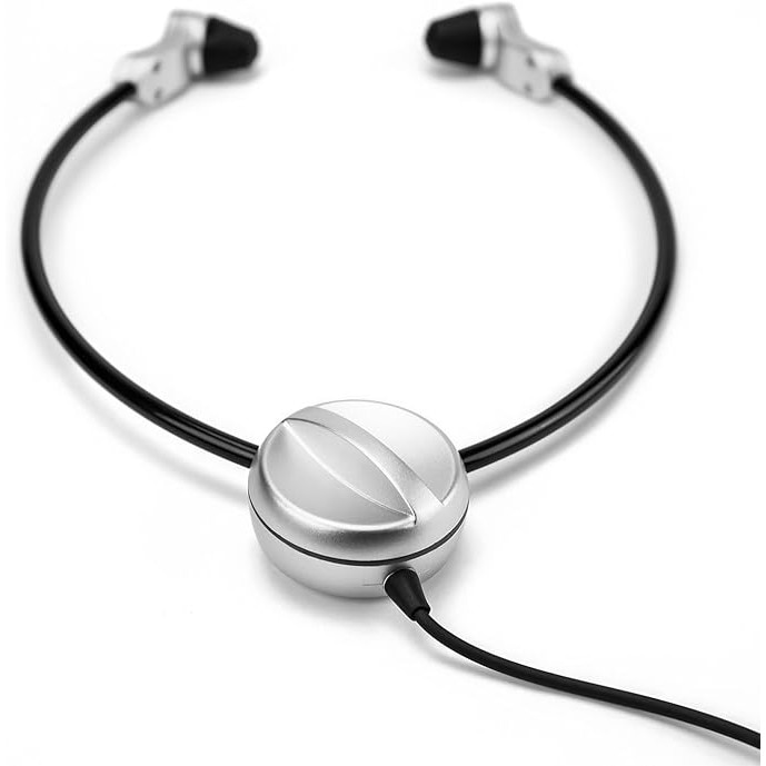 Grundig Business Systems Digta Swingphone 568 Jack (PCC5682) Casti cu banda sub barbie si mufa jack, Negru / Argintiu