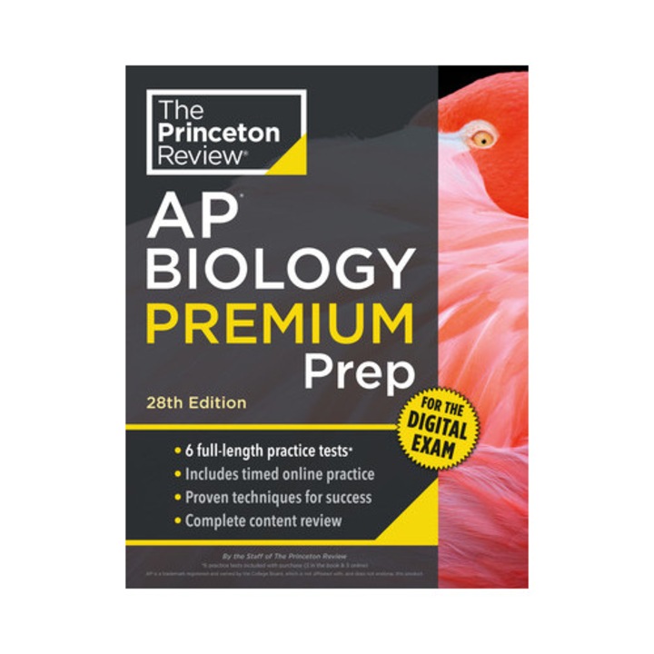 Princeton Review Ap Biology Premium Prep, 28th Edition: 6 Practice Tests + Digital Practice Online + Content Review -