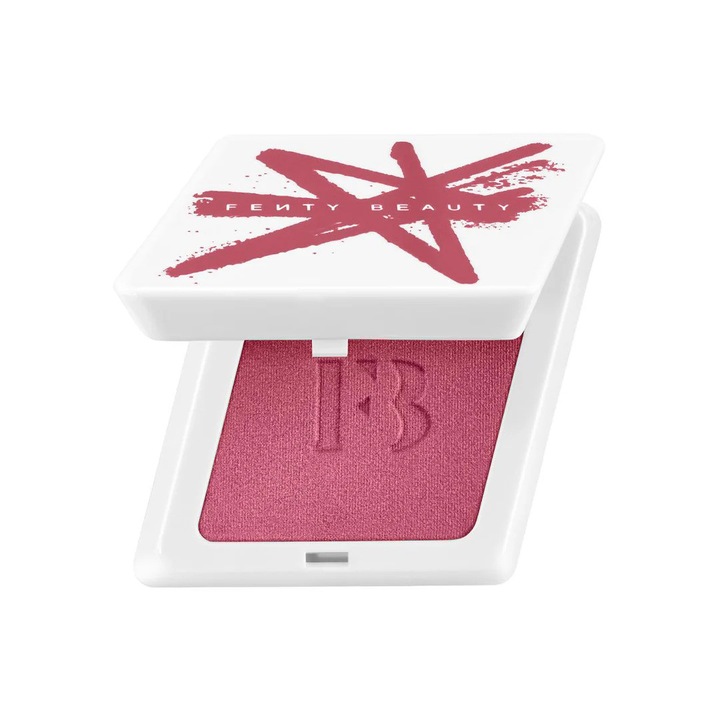 Fard de obraz Fenty Beauty Cheeks Suede Powder Blush, nuanta 04 Summertime Wine, 4gr