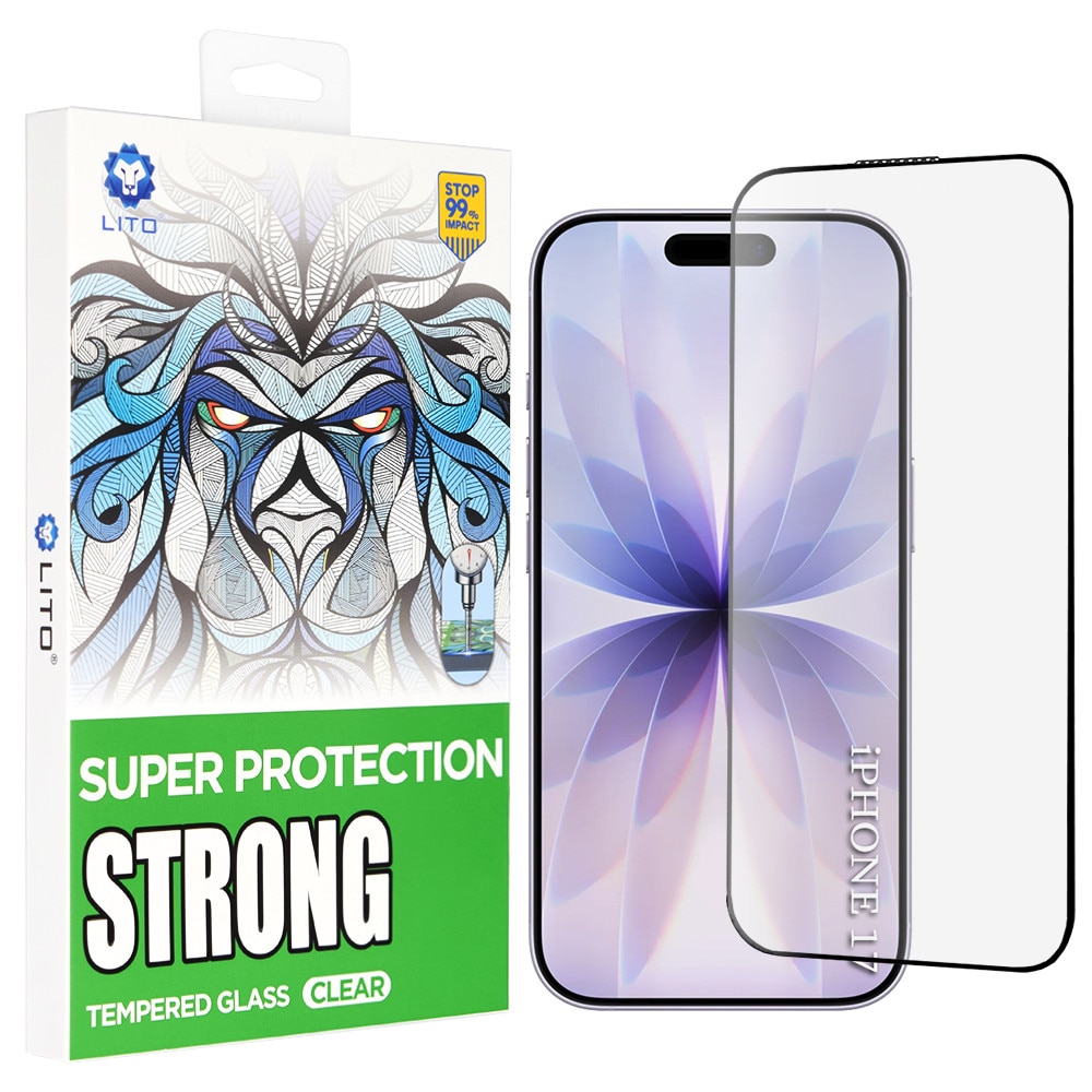 Folie Protectie Compatibila cu D+ Max Strong, Lito, iPhone 17 / iPhone 16 Pro - Black