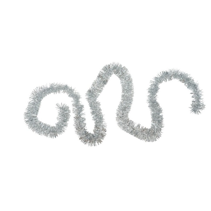 Beteala Craciun, By Fitilomania, argintie, 2m x 5cm