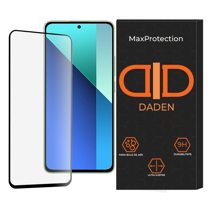 Фолио Стъкло за OnePlus 12R Daden MaxProtection, Пълно покритие, Професионална защита, Ултра устойчиво, Full Glue, Премиум качество, Прозрачно