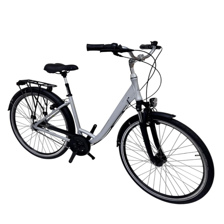 Bicicletă Kreidler Madrid 1248, 7 viteze, frâne hidraulice, gri deschis, 28 inch